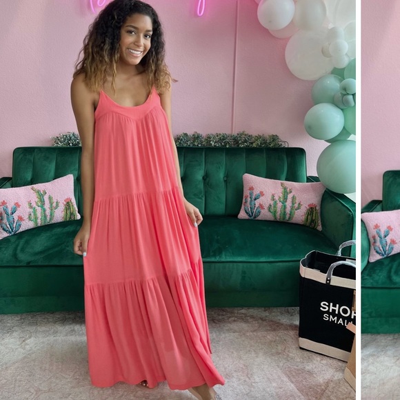 Z Supply Dresses & Skirts - Z Supply LAILA Maxi Dress in Coral
